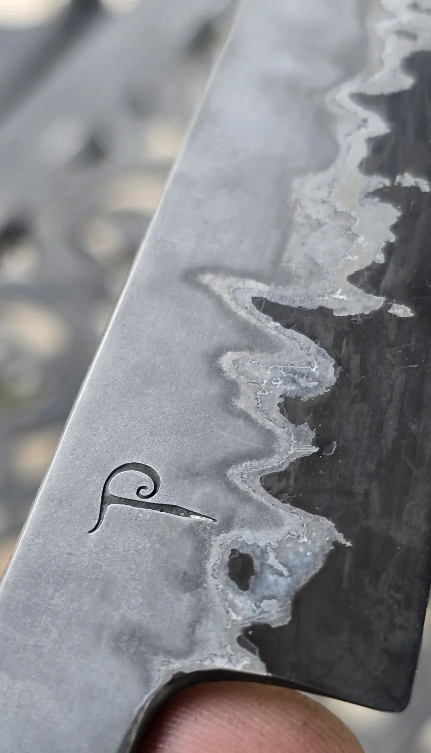 Polton maker mark and lamination detail